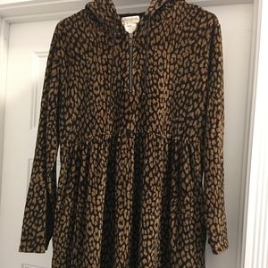 🌺 3/$30 Jones New York Sport Velvet Hoodie Dress